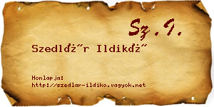 Szedlár Ildikó névjegykártya